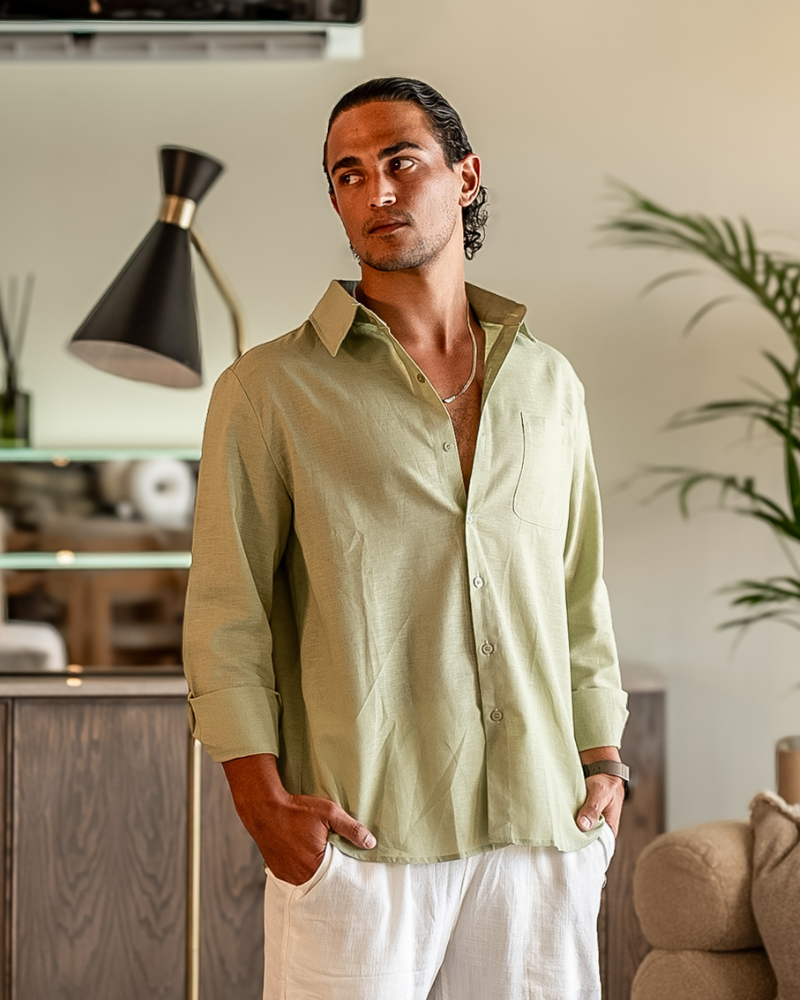 Camisa Nomads Linen Breeze Riviera – 100% Linho
