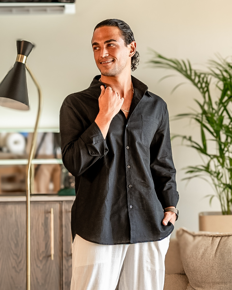 Camisa Nomads Linen Breeze Riviera – 100% Linho