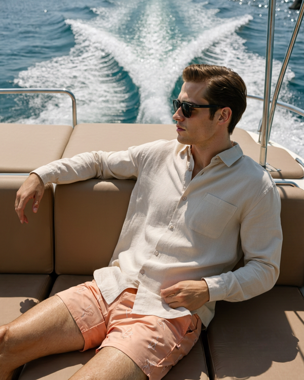 Camisa Nomads Linen Breeze Riviera – 100% Linho