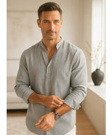 Nomads Linen Breeze – Camisa Premium Masculina Linho & Algodão